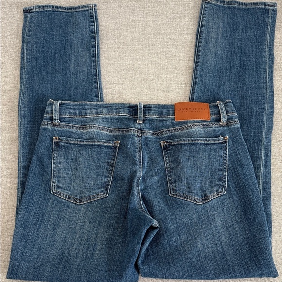 Lucky Brand Mid rise Straight Sweet Dark Blue Jeans - Picture 3 of 10